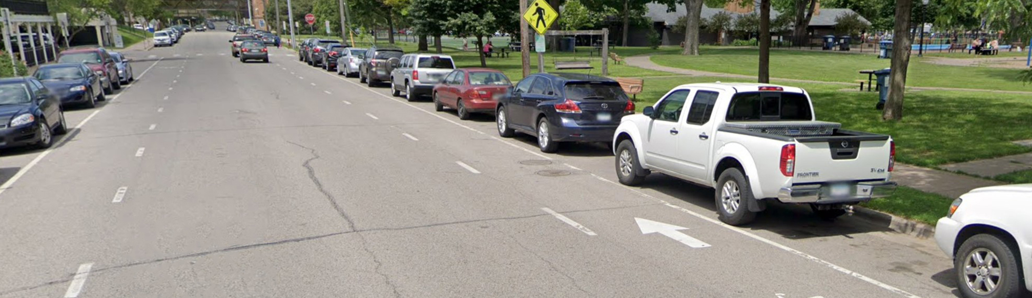 Advisoty bike lane