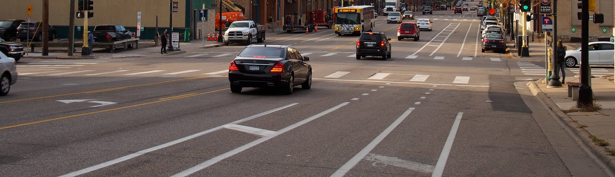 Buffered bike lane