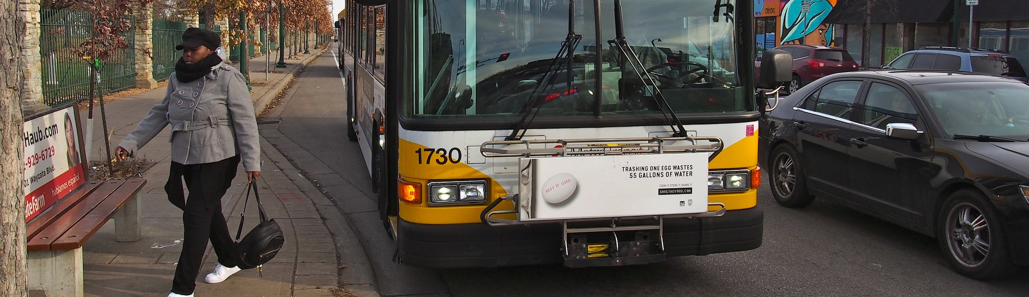 In-lane bus stop
