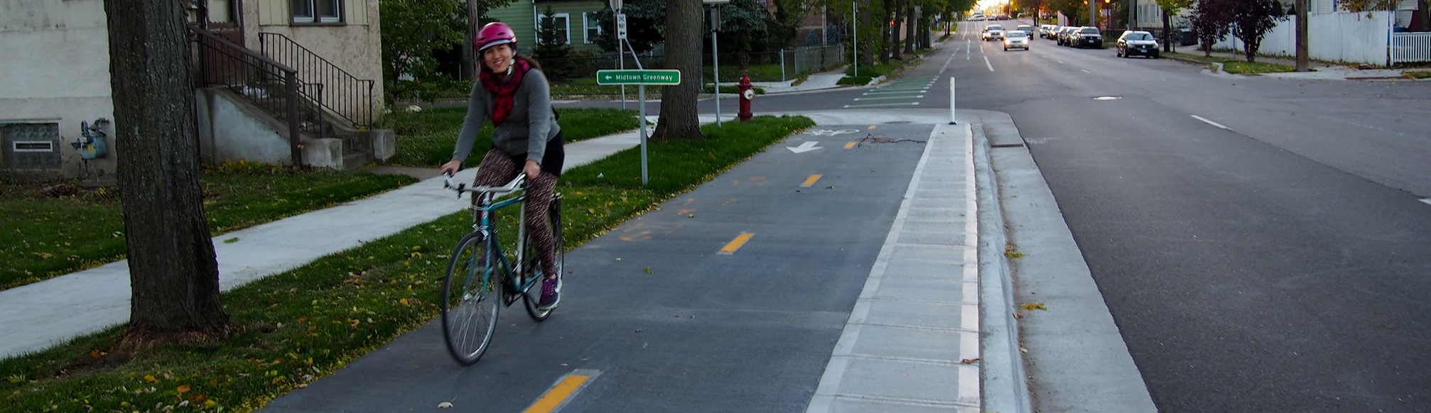 Protected bikeways